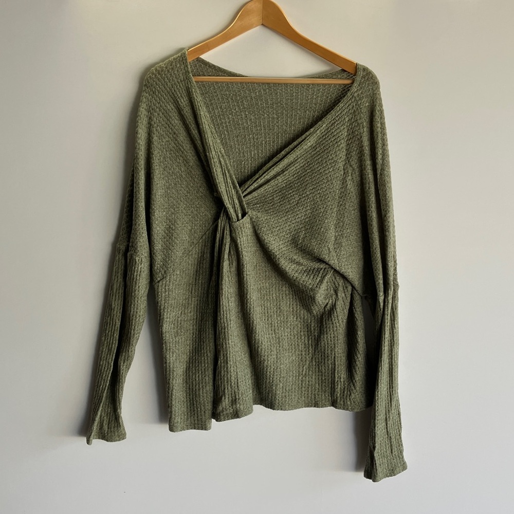 1.4.3. Story by Line Up Olive Green Sweater